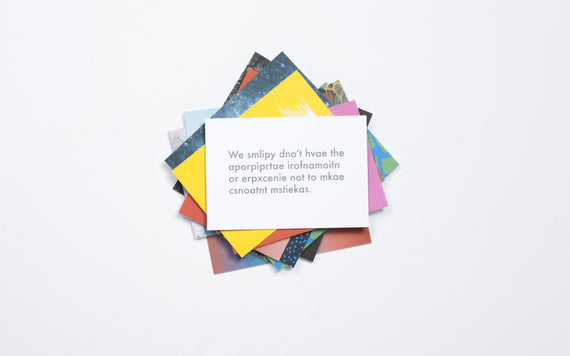 Calm Prompt Cards - A set of calming prompt cards that offer perspective and help us to find serenity.
